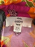 Entro Floral Orange 3/4 Sleeve Blouse Size S - photo 7