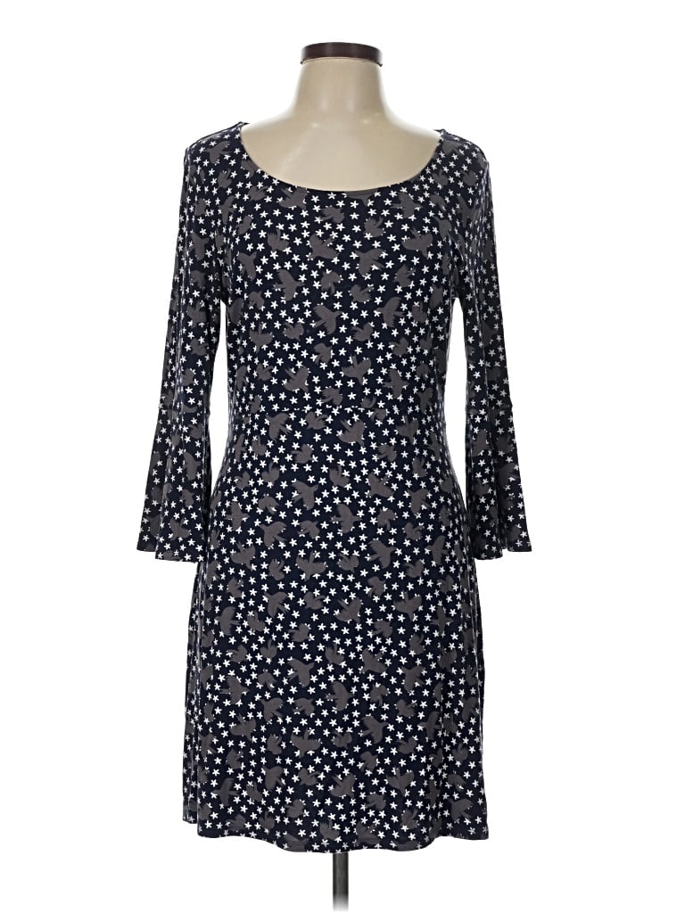 Boden Casual Dress: Blue Polka Dots Pattern Dresses - Used - Size 10