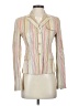 Akris Punto 100% Viscose Stripes Ivory Blazer Size 4 - photo 1