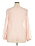 Ava & Viv 100% Polyester Pink Long Sleeve Blouse Size 0X - photo 2
