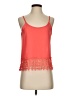 Sugar Rain 100% Polyester Orange Sleeveless Top Size S - photo 1