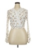 Just Polly Ivory Long Sleeve Blouse Size XL - photo 1