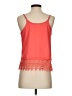 Sugar Rain 100% Polyester Orange Sleeveless Top Size S - photo 2