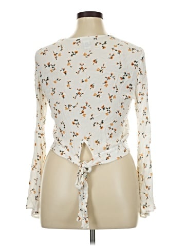 Just Polly Long Sleeve Blouse (view 2)