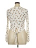 Just Polly Ivory Long Sleeve Blouse Size XL - photo 2