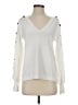Karl Lagerfeld Paris White Pullover Sweater Size S - photo 1