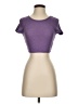 Shein Purple Short Sleeve T-Shirt Size XXS - photo 1