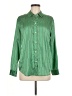 Rails 100% Polyester Stripes Green Long Sleeve Blouse Size M - photo 1