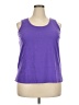 Woman Within 100% Cotton Purple Active Tank Size 18 (L) - photo 1