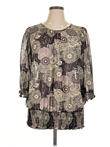 THX Thanx Collection 3/4 Sleeve Blouse (view 1)