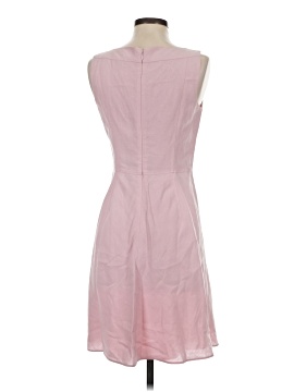 strapless open back dress Beaded Silk Organza Shift Dress