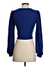 Shein Blue 3/4 Sleeve Blouse Size 4 - photo 2