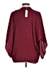 Glam 100% Polyester Burgundy 3/4 Sleeve Blouse Size M - photo 2