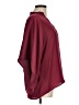 Glam 100% Polyester Burgundy 3/4 Sleeve Blouse Size M - photo 4