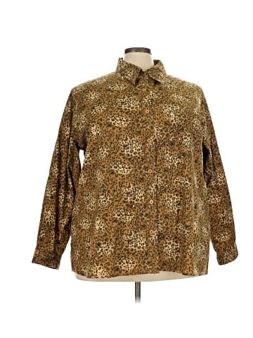 Quacker Factory Long Sleeve Button-Down Shirt (view 1)
