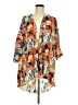Lularoe 100% Polyester Orange Kimono Size M - photo 1