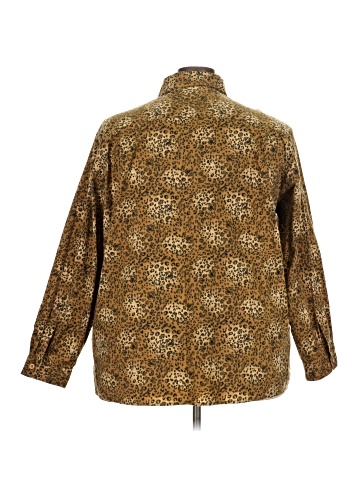 Quacker Factory Long Sleeve Button-Down Shirt (view 2)