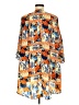 Lularoe 100% Polyester Orange Kimono Size M - photo 2