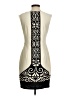 Nine West Graphic Ivory Cocktail Dress Size 4 (petite) - photo 2
