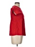 MNG 100% Cotton Red Short Sleeve Blouse Size 13 - photo 4