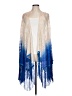 Sky 100% Polyester Blue Poncho Size L - photo 1