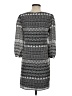 Piperlime 100% Silk Chevron-herringbone Gray Casual Dress Size XS - photo 2