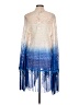 Sky 100% Polyester Blue Poncho Size L - photo 2