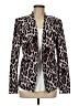 Robert Rodriguez Animal Print Burgundy Blazer Size 8 - photo 1