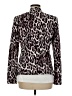 Robert Rodriguez Animal Print Burgundy Blazer Size 8 - photo 2