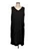 Susan Graver Black Casual Dress Size L (petite) - photo 1