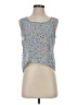 E&M Collection Blue Sleeveless Top Size S - photo 1