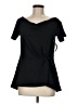 Soho Black Short Sleeve Top Size M - photo 1