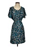 BCBGMAXAZRIA Print Teal Casual Dress Size XS - photo 1