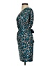 BCBGMAXAZRIA Print Teal Casual Dress Size XS - photo 5