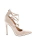 Just Fab Ivory Tan Heels Size 8 - photo 1