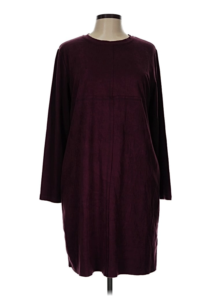 Pre-owned Joh Casual Dress In Burgundy