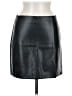 Double Zero Black Faux Leather Skirt Size M - photo 1