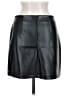 Double Zero Black Faux Leather Skirt Size M - photo 2