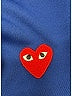 Comme des Garçons 100% Polyester Blue Pullover Hoodie Size L - photo 9