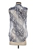 CAbi 100% Polyester Blue Sleeveless Blouse Size XS - photo 2
