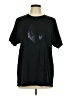 Assorted Brands Metallic Black Short Sleeve T-Shirt Size L - photo 1