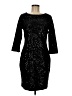Lynn Ritchie Silver Black Cocktail Dress Size M - photo 1