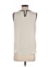 Ann Taylor LOFT 100% Polyester Ivory Sleeveless Top Size XS - photo 2