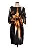 Sandra Darren Graphic Black Cocktail Dress Size 12 - photo 1