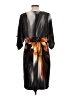 Sandra Darren Graphic Black Cocktail Dress Size 12 - photo 2