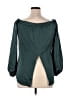 BCBGMAXAZRIA Green Long Sleeve Blouse Size S - photo 2