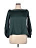 BCBGMAXAZRIA Green Long Sleeve Blouse Size S - photo 1
