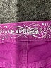 Express Jeans Solid Purple Shorts Size 4 - photo 3