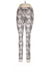 Hue Animal Print Silver Leggings Size L - photo 1
