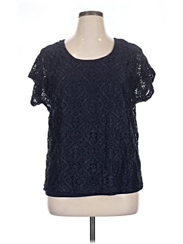 Christopher & Banks Short Sleeve Blouse (view 1)